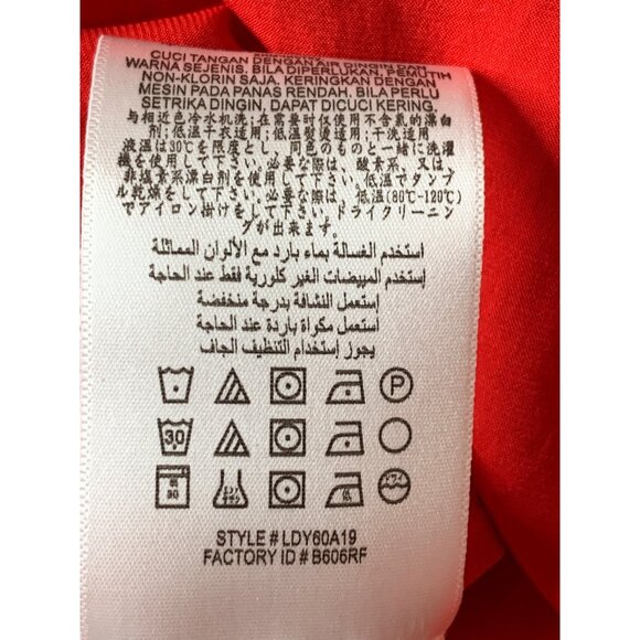 BCBG Maxazria Diane Red Shirt Dress Size S Long Sleeve NWT $248 - Picture 11 of 15